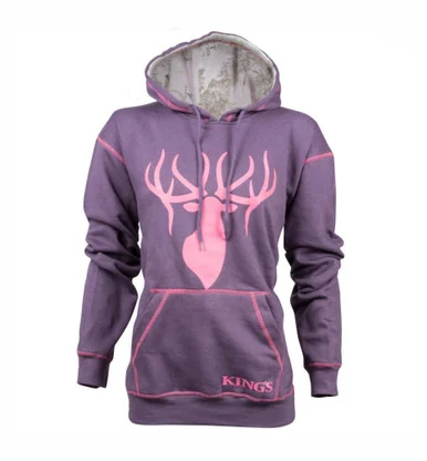 KINGS CAMO Purple Night Shade Logo Hoody (KSWL394-NT-SS)