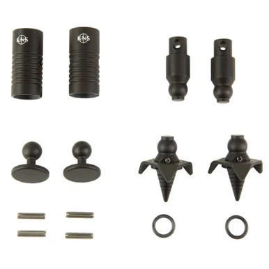 KNS Precision Snapfoot-Harris Kit, Quick Change Bipod Accessory, Matte Black Finish