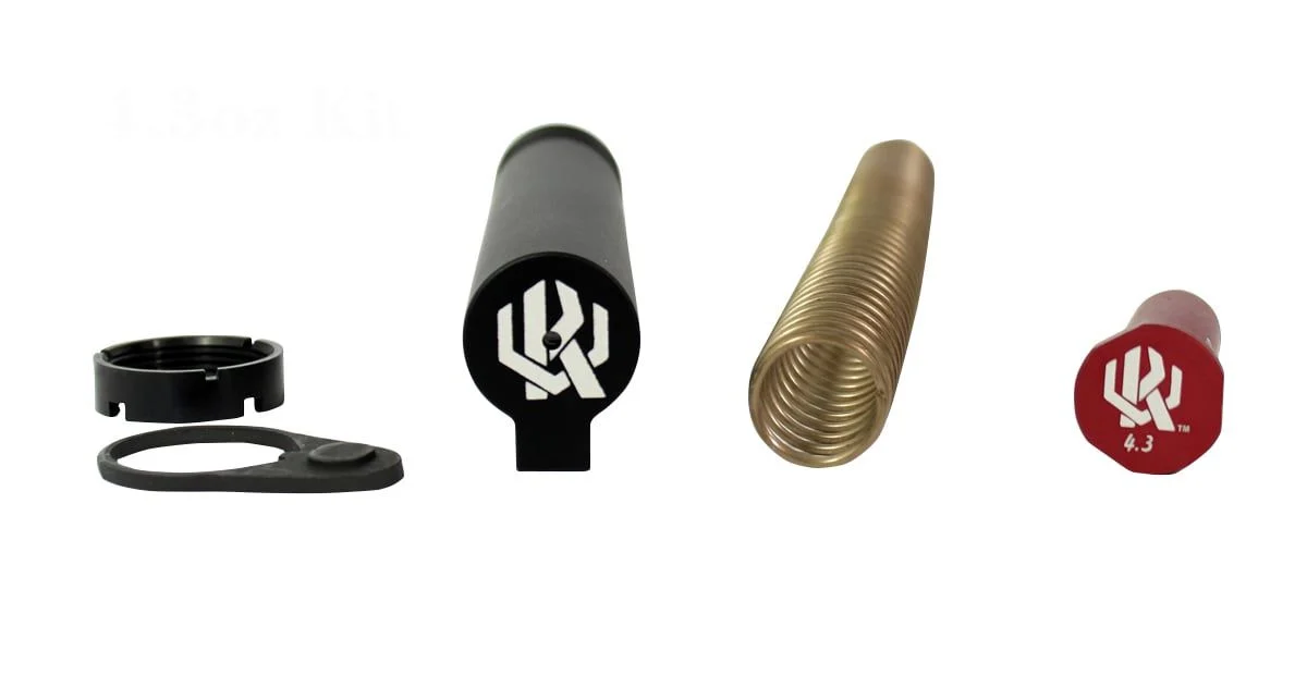 Kaw Valley Precision Mil-Spec Stock Completion Kit w/ 4.3oz Buffer - KVP-MILSPECKIT-4.3