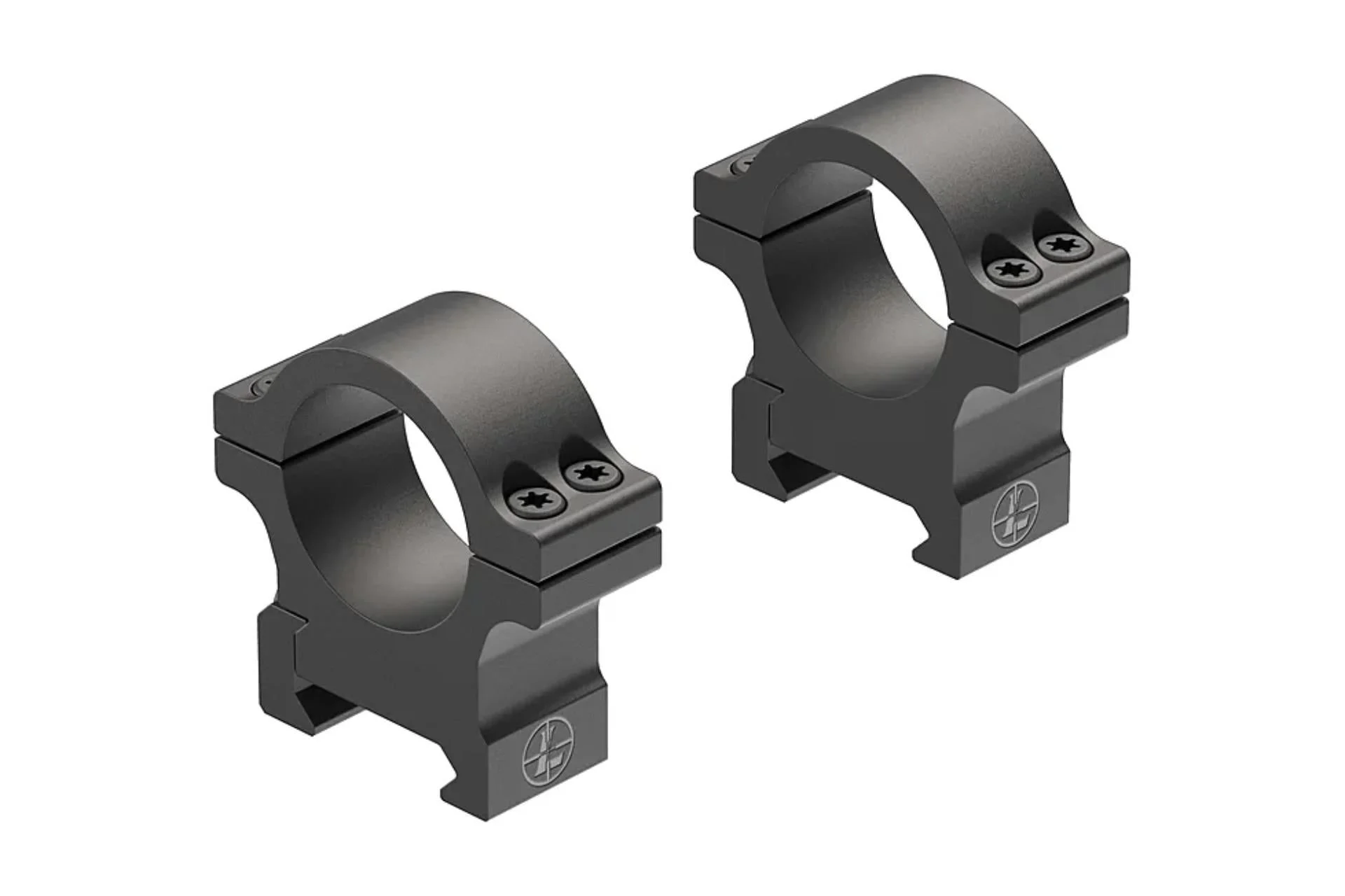 Leupold 180944 Open Range Cross-Slot Rings 1" Medium Matte - 180944