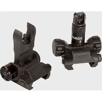 Lmt Defense AR-308 Imperial BUIS Sight Set, Black