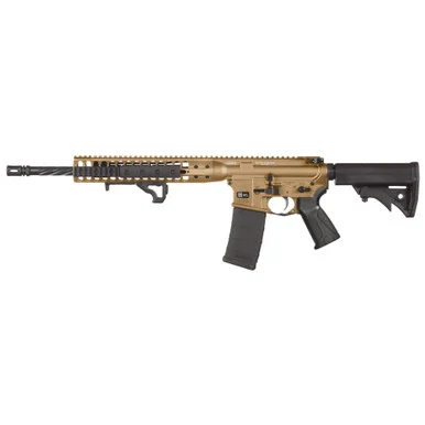 LWRC Direct Impingement Rifle, 5.56 NATO, 16.10" Barrel, 30 Rds, Burnt Bronze