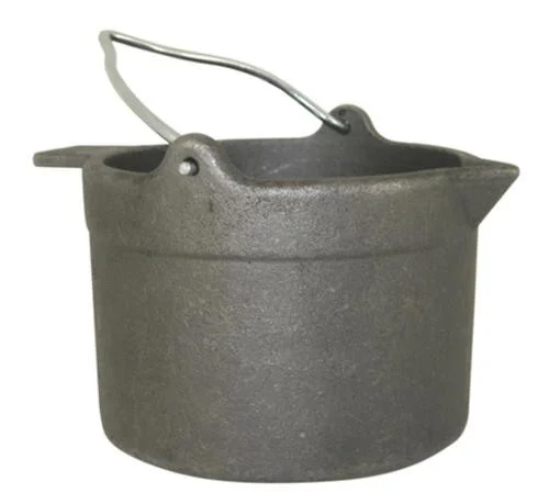Lyman Cast Iron Lead Pot With Pour Spout 10 Pound Capacity