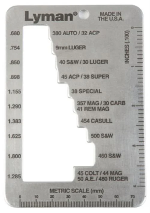 Lyman E-Zee Case Length Ga 1 All Over 70 Rifle/Pistol & Rifle Cases