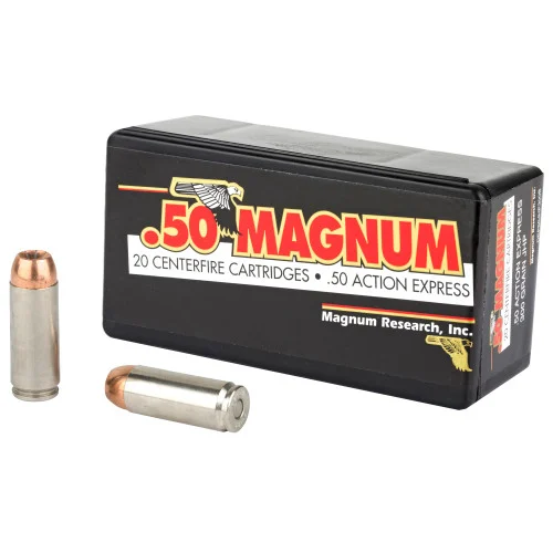 Magnum Research 50 Action Express, 300gr, Jacketed Hollow Point, 20rd Box