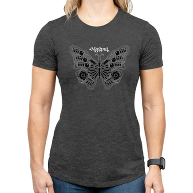 MAGPUL Women's Metamorphosis Charcoal Heather Cotton/Polyester Short Sleeve T-Shirt (MAG1342-011)