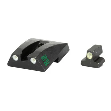 Meprolight Tru-Dot, Fits S&W 1911 Full Size, Green/Green, Novak Cut