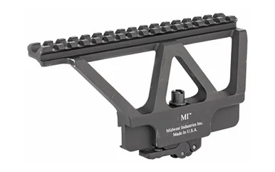 Midwest Industries MI AK Side Railed Scope Mount, Hardcoat Anodized