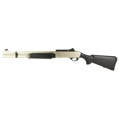 Military Armament Corp MAC 2 Tactical Marine, 12GA, 18.50" Barrel, 5 Rds, Electroless Nickel Marine Finish