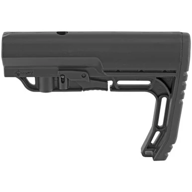 Mission First Tactical Battlelink Minimalist Stock, Receiver, Lightweight Design, Black