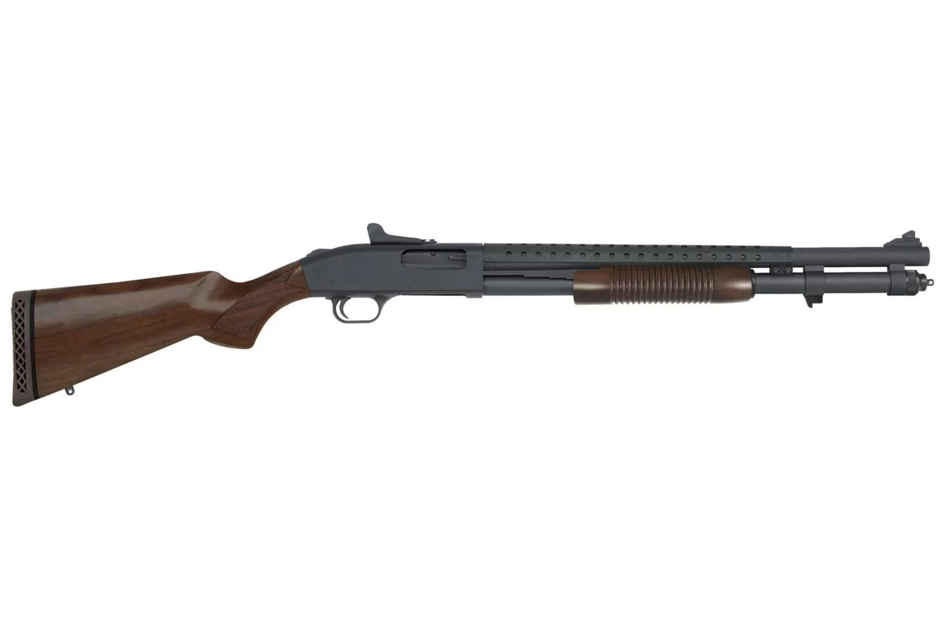 Mossberg 590A1 Retrograde 9 Shot 12 Ga Pump Action Shotgun - Walnut - 51665