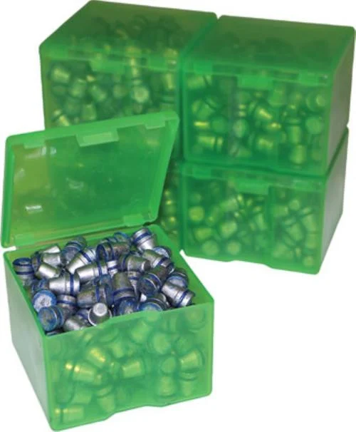 MTM Cast Bullet Box 2pk 200/9mm Capacity Poly Clear Grn