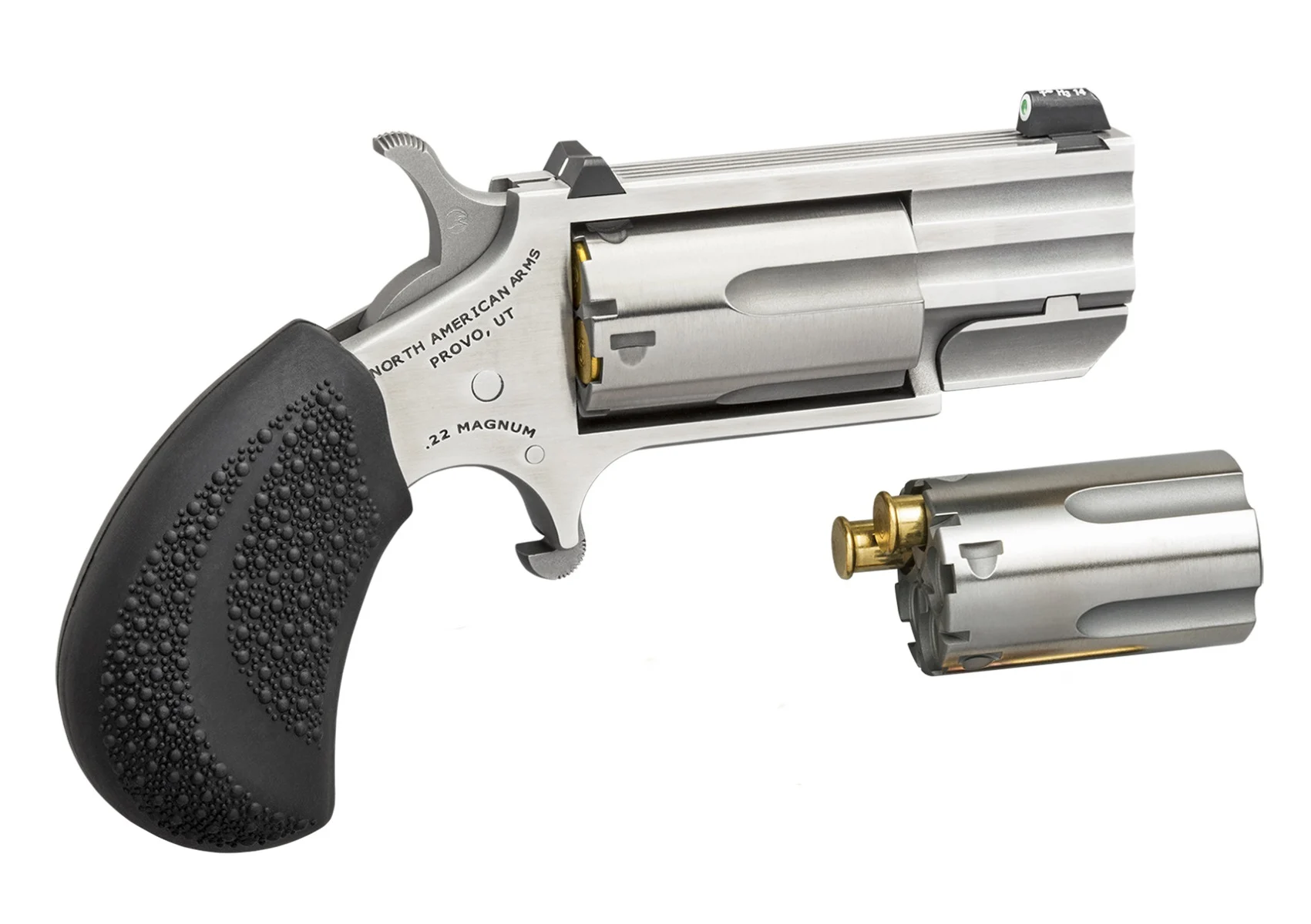 North American Arms Pug 22 WMR/22 LR 1-inch 5-Round Tritium