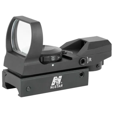 NcSTAR D4RGB, Red/Green Dot, 4 Reticle Patterns, Black Anodized