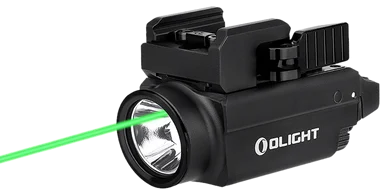Olight Baldr S, 800 Lumens, Green Laser, Black Anodized