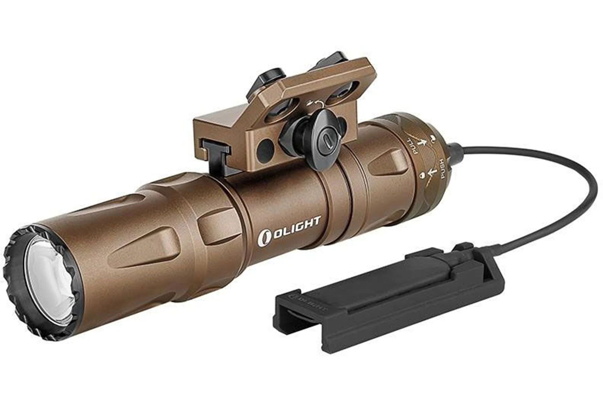 Olight Odin Mini Desert Tan 1250 Lumens Tactical LED Flashlight For M-Lok Mounts Mini - 0.0002.0030