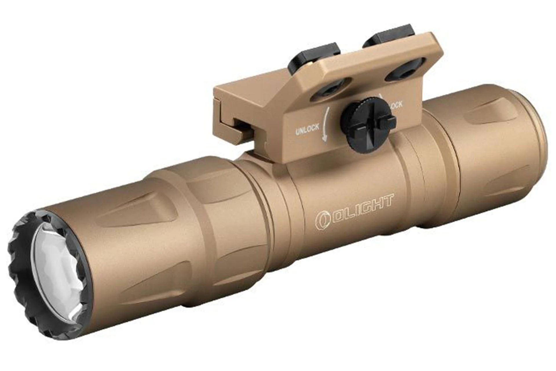 Olight Odin S M-Lok Desert Tan 1,500 Lumens Tactical LED Flashlight For M-Lok Mounts S - 0.0002.0107