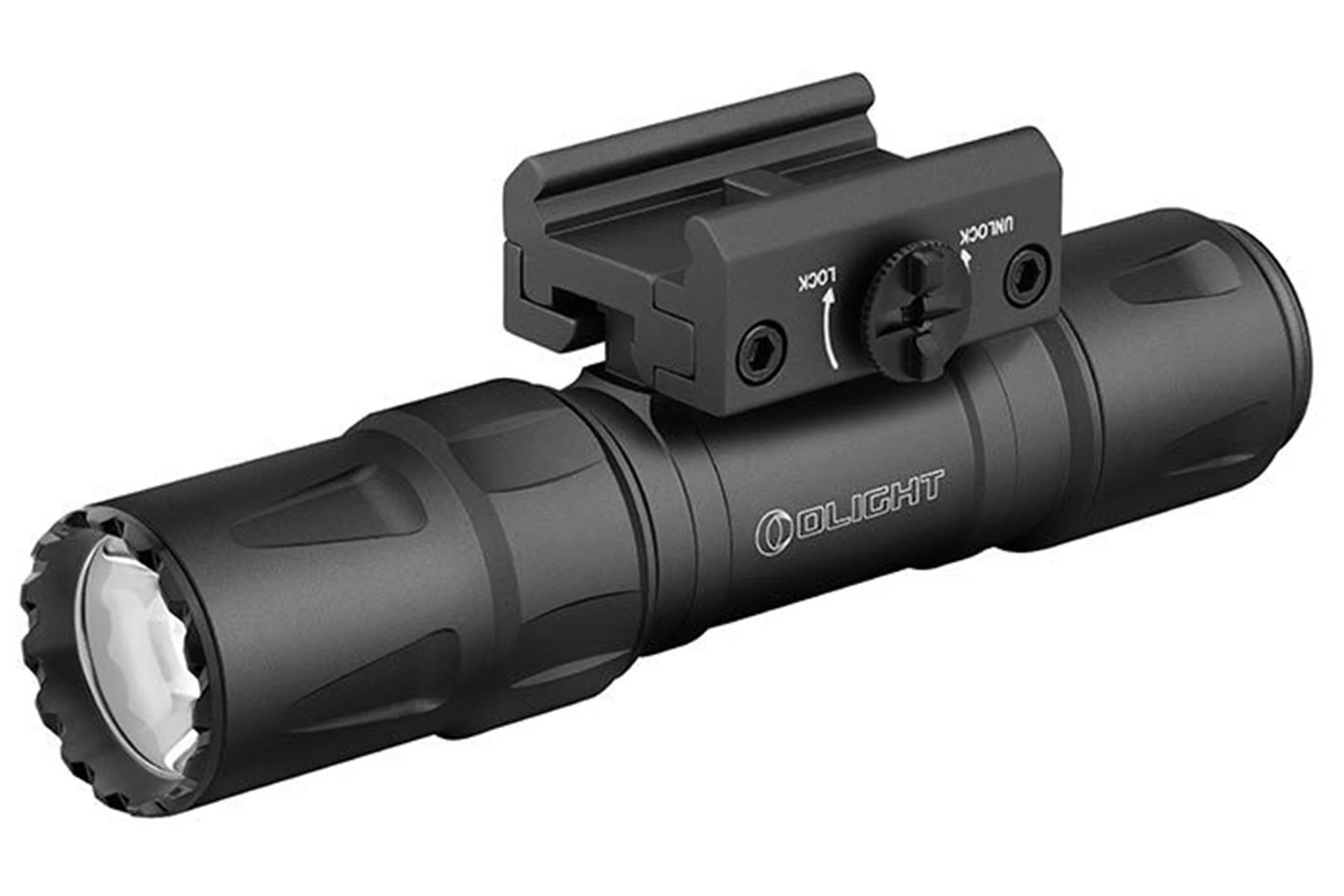 Olight Odin S Picatinny Matte Black 1,500 Lumens Tactical LED Flashlight With Picatinny Mount - 0.0002.0194