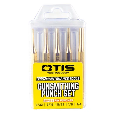 Otis Pro Plus GS Brass Punch Set, 5 Piece, Corrosion Resistant Brass