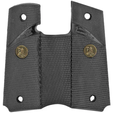 Pachmayr Signature Grips, 1911, Black, Rubber, Steel Inserts