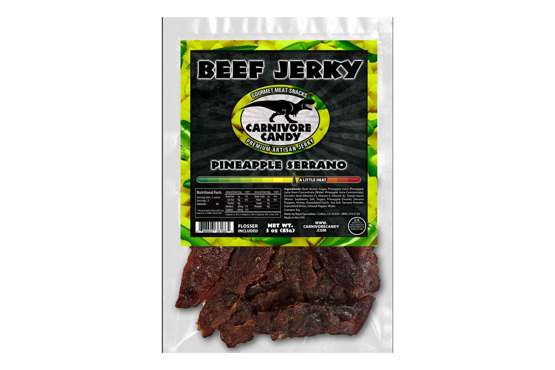 PINEAPPLE SERRANO BEEF JERKY - 24137