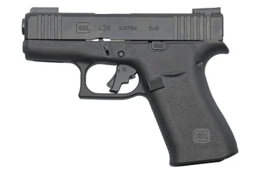 Pre-Owned Glock 43X, 9MM, 3.41" Barrel, 10 Rds, Black