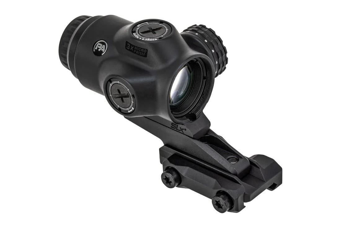 Primary Arms SLx 3X MicroPrism with Green Illuminated ACSS Raptor 5.56/.308 Reticle - Yard - PA-SLX-3XMP-RAPTOR-5YP-G