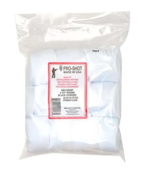 Pro-Shot ".45-.58 Cal. 21/2" RD. 500CT. Patches"
