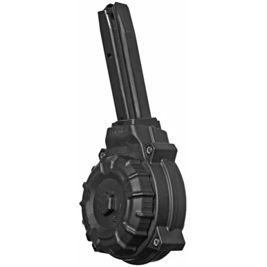 ProMag Ruger P-Series Drum Magazine, 9MM, 50 Rds, Black Polymer