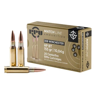 Prvi Partisan 308 Win Match HPBT 155gr, 20 RDs