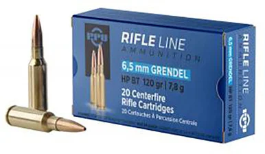 Prvi Partisan 6.5 Grendel HPBT 120gr, 20 Rds, Brass Casing