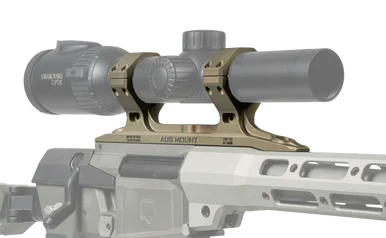 Q LLC The Fix, Optic Mount, 34mm Diameter, Clear Finish