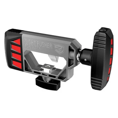 Real Avid Glock Sight Pusher, Ergonomic Easy Torque Handle, Black Finish