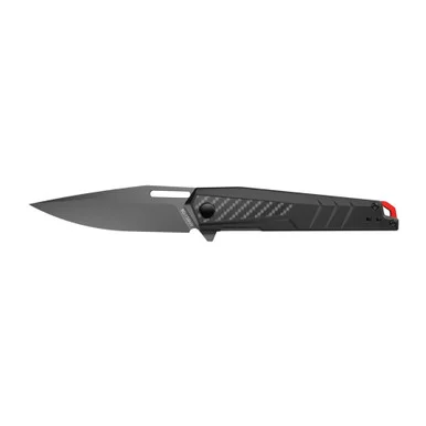 Real Avid RAV-5, Folding Knife, Black Aluminum Handle, 9.25" Overall Length, Stainless Steel Blade