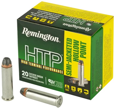 Remington Ammunition 22231 HTP, 357 Magnum, 158gr SJHP, 20 Rds, Brass