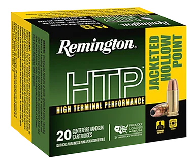 Remington Ammunition 23012 HTP, 45 Colt, 230gr JHP, 20 Rds, Brass