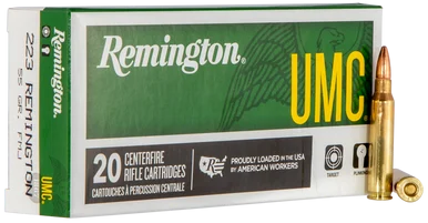 Remington Ammunition 23711 UMC, 223 Rem, 55gr FMJ, 200 Rds
