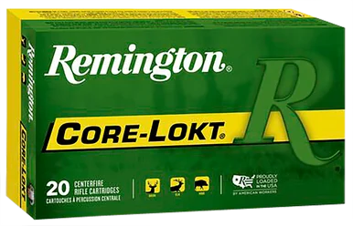 Remington Ammunition Core-Lokt, 6.5 Creedmoor, 140gr Pointed Soft Point, 20 Rds