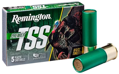 Remington Ammunition Premier TSS Turkey 12 Gauge, 3" Shells, 5 Rds, Tungsten 7 Shot