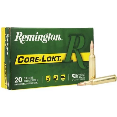 Remington Core-Lokt, 6mm Rem, 100 Gr PSP, 20 Rounds, Brass