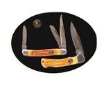 Remington Cutlery American Classic Limited Edition Two Folding Knife 3.5" Stainless Steel With Gift Tin