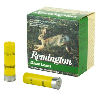 Remington Game Load, 20GA, 2.75" Shell, 25 Rds, Lead Shot