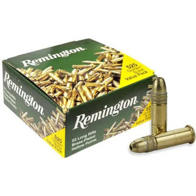 Remington Golden Bullet Rimfire Ammunition, .22 LR, 36 gr HP, 525 Rds