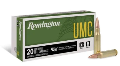 Remington L308W4, .308 Win, 150GR, Full Metal Jacket, 20 RDs