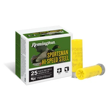 Remington Sportsman Hi-Speed Steel Shotshells, 20 Gauge, 2-3/4 in, 1425 FPS, 3/4 oz, #7, 25/ct