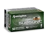 Remington Subsonic 22 Long Rifle Ammo 40 Grain Copper Plated Low Velocity Hollow Point - S22HPA