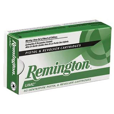 Remington UMC 9mm, 115gr JHP, 50 Rounds