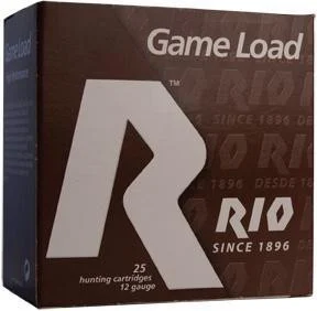 RIO Ammunition Rio Super Game Shotshells, 12 GA, 1-1/8 oz, 25 Rds, Plastic