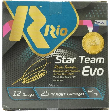 RIO Ammunition Star Team EVO 28 HV Shotshells, 12GA, 2-3/4" Barrel, 25 Rds, Lead