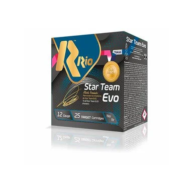 RIO Ammunition Star Team EVO HV 32 Gram Shotshells, 12 GA, 2-3/4" Shell, 1-1/8 oz, 25 Rds, Lead Shot